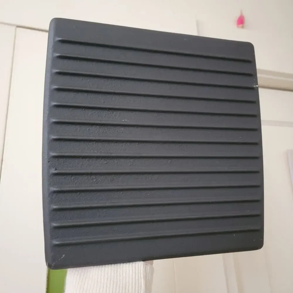 Crate and Barrel Mario Batali Red Enamel Cast Iron Grill Pan w Panini Press Lid